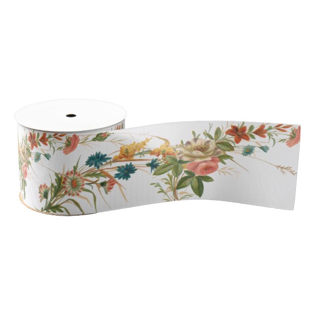 Ruban Gros-grain Fleur sauvage (Bobine)