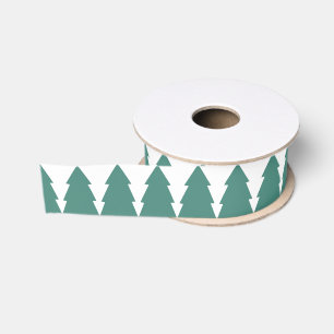 Ruban Gros-grain Forêt d'arbres de Noël