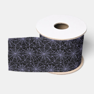 Ruban Gros-grain Halloween Webs Grosgrain Ribbon