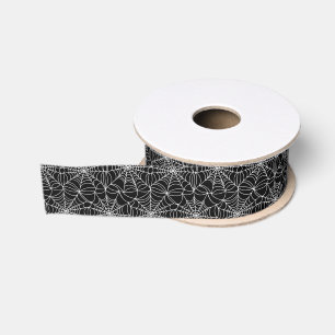 Ruban Gros-grain Halloween Webs Grosgrain Ribbon