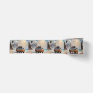 Ruban Gros-grain Hippie Van Seascape Voyageur Mood Art