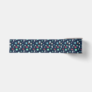 Ruban Gros-grain illustration de motif spatial