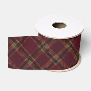 Ruban Gros-grain Jacquard du comté de Tyrone Tartan Motif