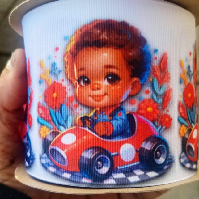 Ruban Gros-grain Je suis prêt à courir (Créateur téléchargé)