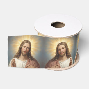 Ruban Gros-grain Jésus - Occasions religieuses