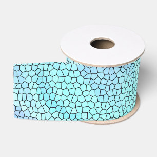 Ruban Gros-grain Joli Aqua bleu violet pastel carrelage mosaïque