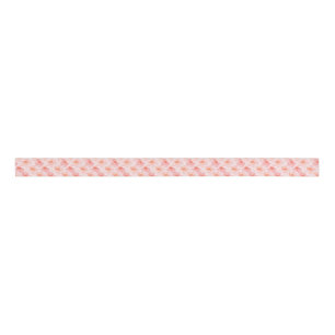 Ruban Gros-grain Joli Roses d'aquarelle rose