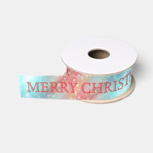 Ruban Gros-grain Joyeux Noël Customisé personnalisé