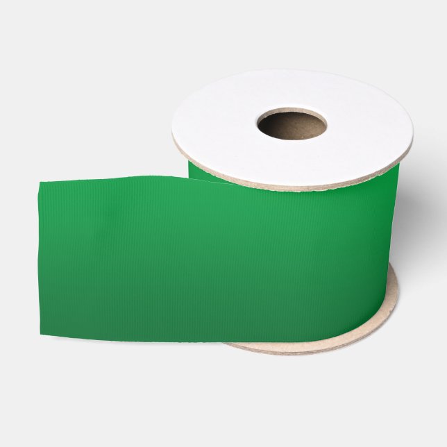 Ruban Gros-grain Kelly Green Gradient (Bobine)
