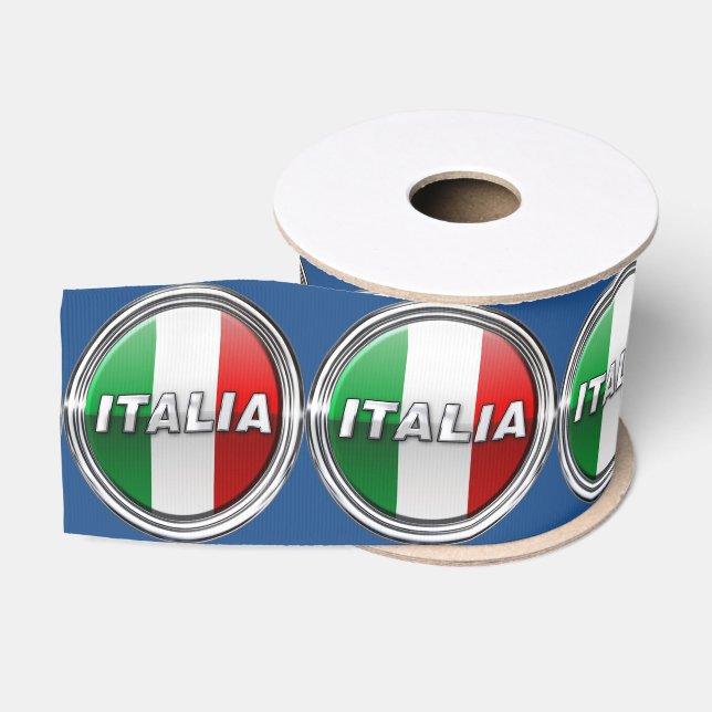 Ruban Gros-grain La Bandiera - le drapeau italien (Bobine)