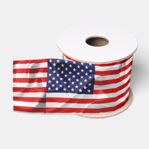 Ruban Gros-grain Le drapeau des États-Unis d'Amérique