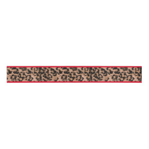 Ruban Gros-grain Leopard - Imprimé animal