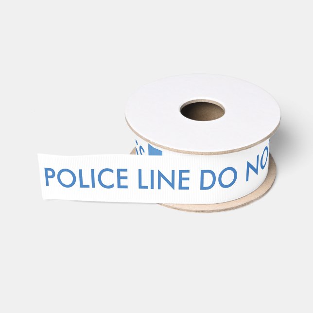 Ruban Gros-grain Ligne de police ne pas traverser le ruban (Bobine)