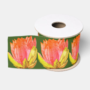 Ruban Gros-grain Lotus rose