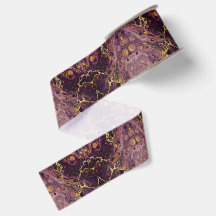 Luxueux prune pourpre et or