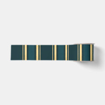 Luxury Blue Green Gold Stripe Gift Wrap Pattern