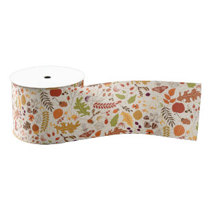 Ruban Gros-grain Mariage Bohème Fleurs Séchées Rustique Automne