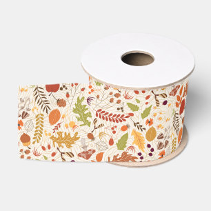 Ruban Gros-grain Mariage Bohème Floral Rustique Automne Chute de Ma