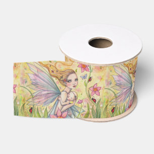 Ruban Gros-grain Mignonne mère et petite fille, fantaisie féerique 