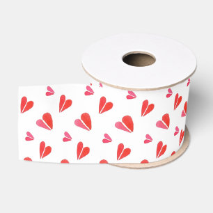 Ruban Gros-grain MINI COEURS 3" Large Grosgrain Ribbon