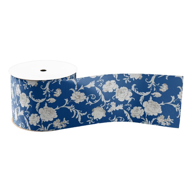 Ruban Gros-grain Modèle floral (Bobine)