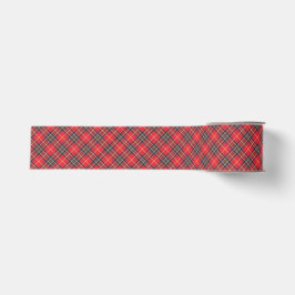 Ruban Gros-grain Motif celtique écossais rouge Tartan Plaid