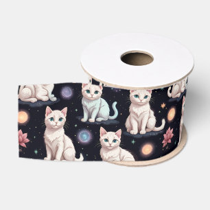 Ruban Gros-grain Motif de chats mignons