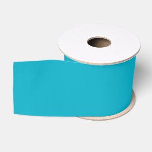 Ruban Gros-grain Noël bleu Aqua