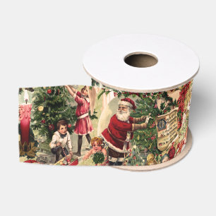 Ruban Gros-grain Noël cramoisi victorien
