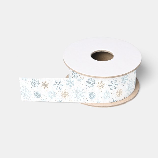 Ruban Gros-grain Noël Grosgrain Ribbon (Bobine)
