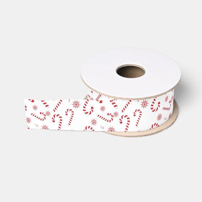 Ruban Gros-grain Noël Grosgrain Ribbon (Bobine)