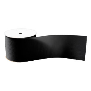 Ruban Gros-grain Noir solide