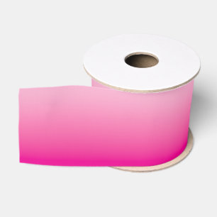 Ruban Gros-grain Ombre rose clair et rose chaud