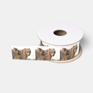 Ruban Gros-grain ours grizzli