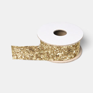 Ruban Gros-grain Parties scintillant Gold Confetti