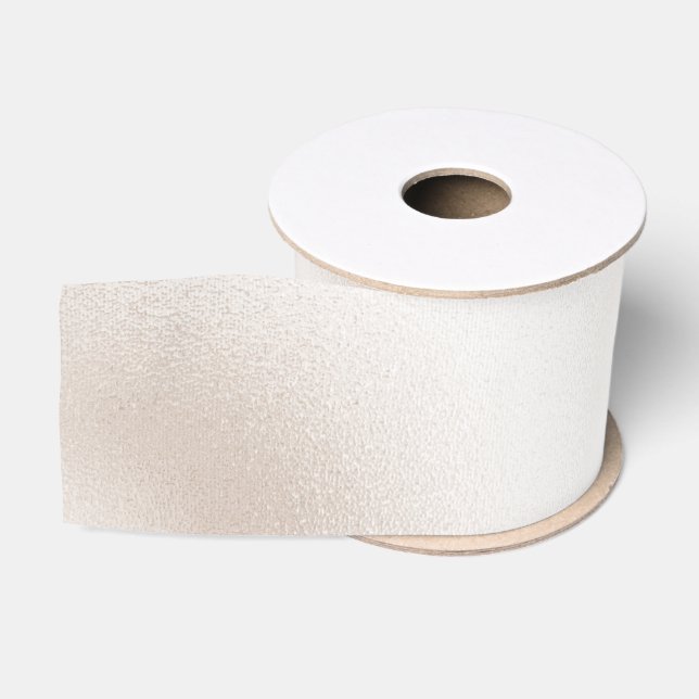 Ruban Gros-grain Pearl White Christmas (Bobine)