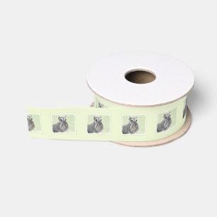 Ruban Gros-grain Peinture de Schnauzer (géant, standard) - Art cani