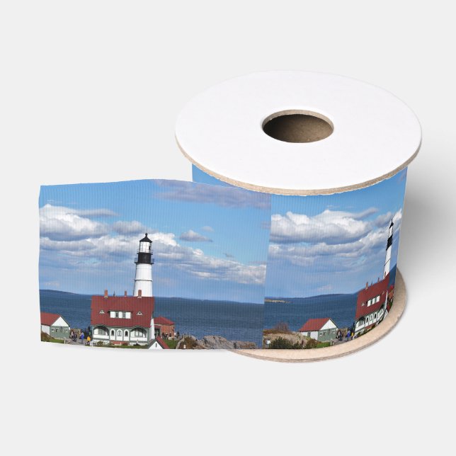 Ruban Gros-grain Phare de Portland Head (Bobine)