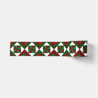 Ruban Gros-grain Pinwheel Diamond Christmas Quilt