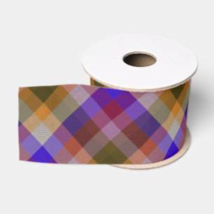 Ruban Gros-grain Plaid Décoratif