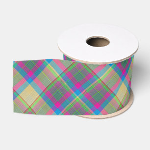 Ruban Gros-grain Plaid Décoratif