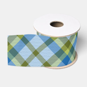 Ruban Gros-grain Plaid Décoratif