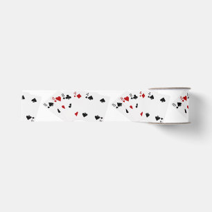 Ruban Gros-grain Poker Hands - Full House - Huit et Quatre