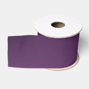 Ruban Gros-grain pouding aux prunes violet vacances solide