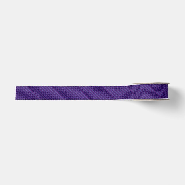 Ruban Gros-grain Purples répartis (Devant)