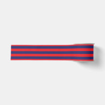 Rayé (bleu marine et rouge)