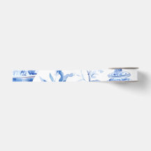 Ribbon Chinoiserie Blue Grosgrain