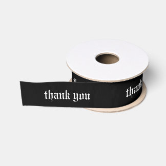 RUBAN GROS-GRAIN RIBBON GOTHIQUE-MERCI