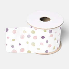 Ruban Gros-grain Ribbon Susan Confetti Aquarelle Dots