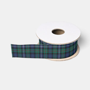 Ruban Gros-grain Robertson Chasse Tartan Plaid Motif